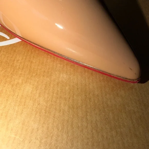 Christian Louboutin Blush Patent Leather Heels